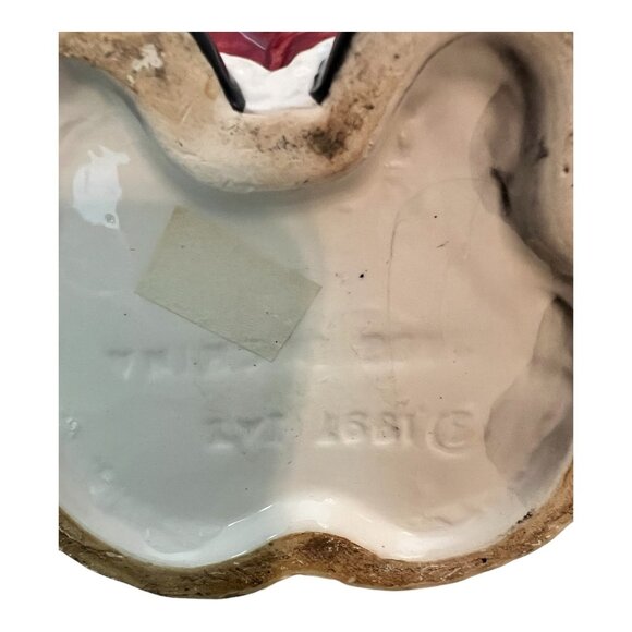 Jay Imports 1997 Santa Christmas Ceramic Teapot Lid Teddy Bear & Toy Bag 8.5" Ta - Picture 8 of 9